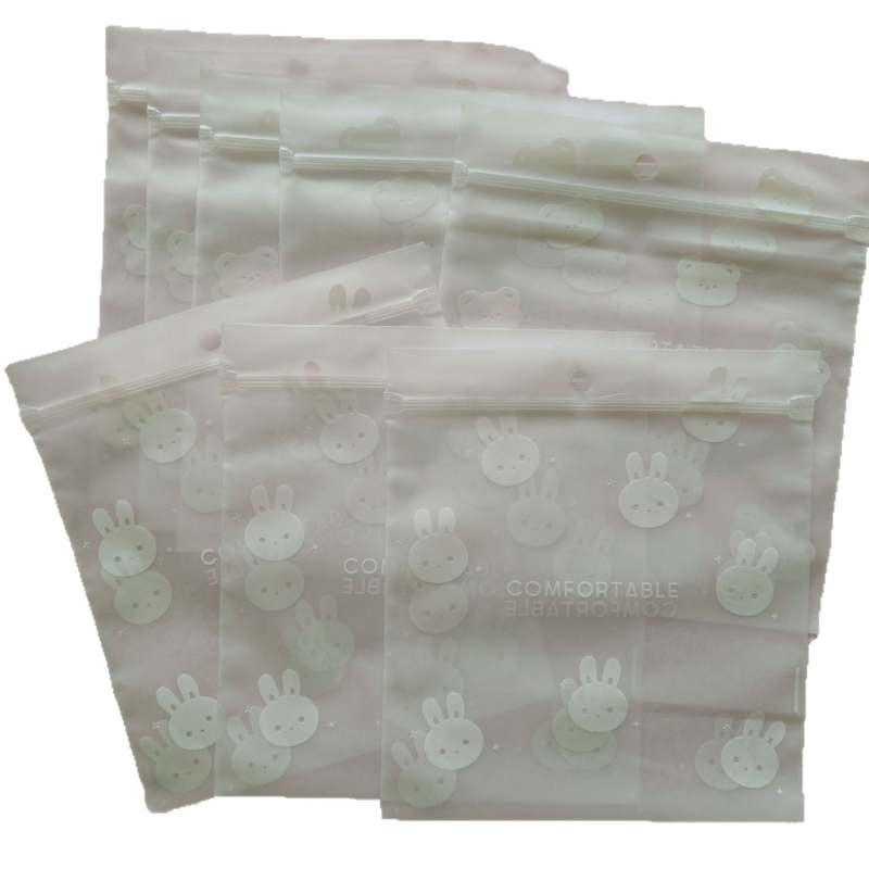 Ling Ling Putna Torba za Pohranu sa Samouzavaranjem, Mat Završna Površina, Slatki Zec i Medvjed Dizajn za Donje Rublje — Broj Artikla 2025072501, Porijeklo Zhejiang Yiwu, Prekogranični Izvoz