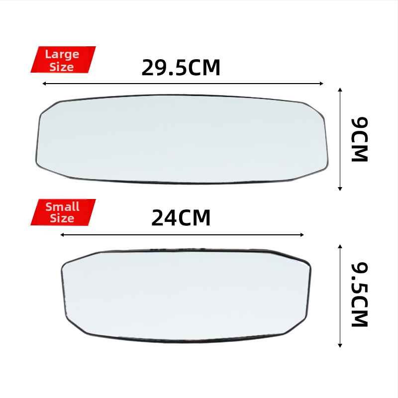 Bymaocar BY-1871 Vnútorné spätné zrkadlo do auta – široký zorný uhol, vysoké rozlíšenie, zakrivené širokoúhle zrkadlo, zrkadlo na pozorovanie dieťaťa na zadnom sedadle
