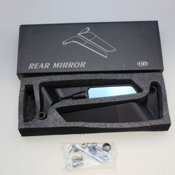 Motorkerékpár visszapillantó tükör állítható többirányú HD tükröződésű felülettel, alumniumötvözet, Qixing márka, származási hely: Wenzhou, erős ütésállóság, városi közlekedésre