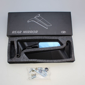 Motorkerékpár visszapillantó tükör állítható többirányú HD tükröződésű felülettel, alumniumötvözet, Qixing márka, származási hely: Wenzhou, erős ütésállóság, városi közlekedésre