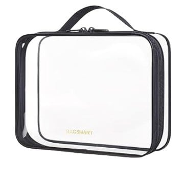 Geantă transparentă din PVC cu fermoar pentru cosmetice, geantă de călătorie portabilă, geantă PVC multifuncțională cu imprimare logo personalizat