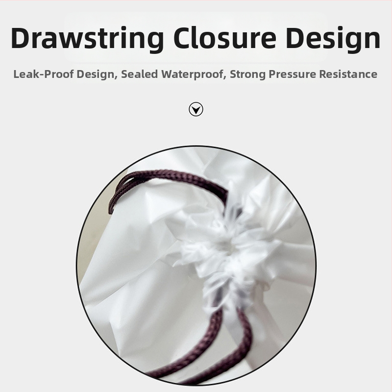 Torba za pohranu s vezicom u motivu medvjedića, dvostruka konstrukcija, mat završna obrada, za cipele, odjeću i kozmetiku za putovanja