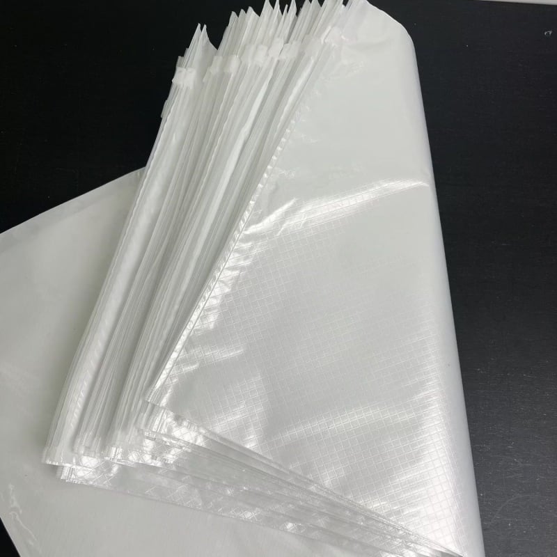 Torba za pakiranje odjeće s kariranim uzorkom, prozračni zatvarač, PE plastika, dvostruki sloj debljine 10