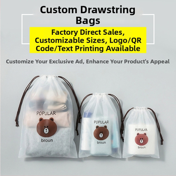 Vrećica za pohranu s vrpcom, prozirna i zaštita od prašine, za čarape, donje rublje, ručnike i cipele — Xinyi Packaging, podrijetlo Yiwu, Kina