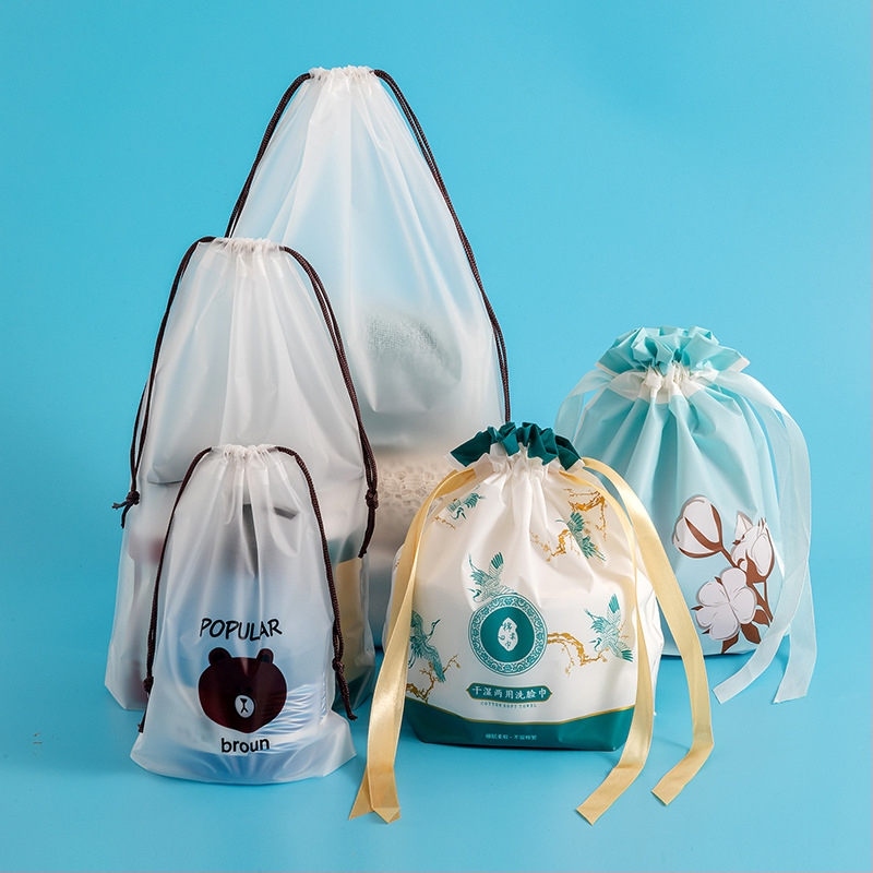 Vrećica za pohranu s vrpcom, prozirna i zaštita od prašine, za čarape, donje rublje, ručnike i cipele — Xinyi Packaging, podrijetlo Yiwu, Kina