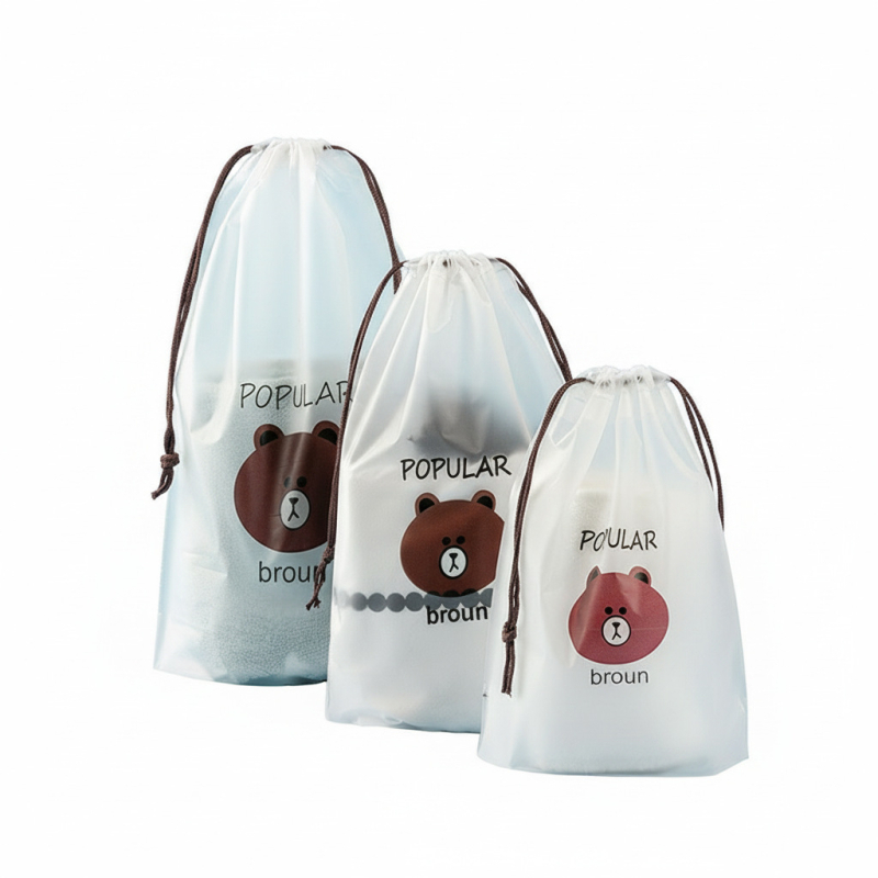 Vrećica za pohranu s vrpcom, prozirna i zaštita od prašine, za čarape, donje rublje, ručnike i cipele — Xinyi Packaging, podrijetlo Yiwu, Kina