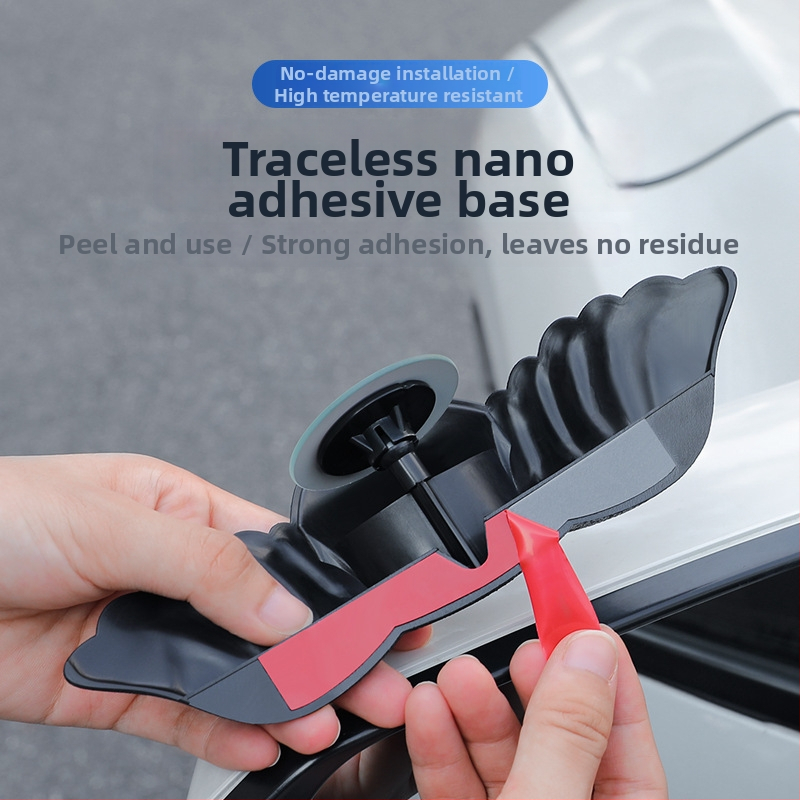 MS spätné zrkadlo pre auto s ochranou proti dažďu, malé kruhové zrkadlo, integrovaný reflektor, zrkadlo pre slepé miesta