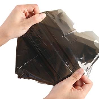 Jednokratna crna torbica za pakiranje čaja s mlijekom za kafiće, plastična torba za jednu ili dvije šalice, dizajn Black Samurai