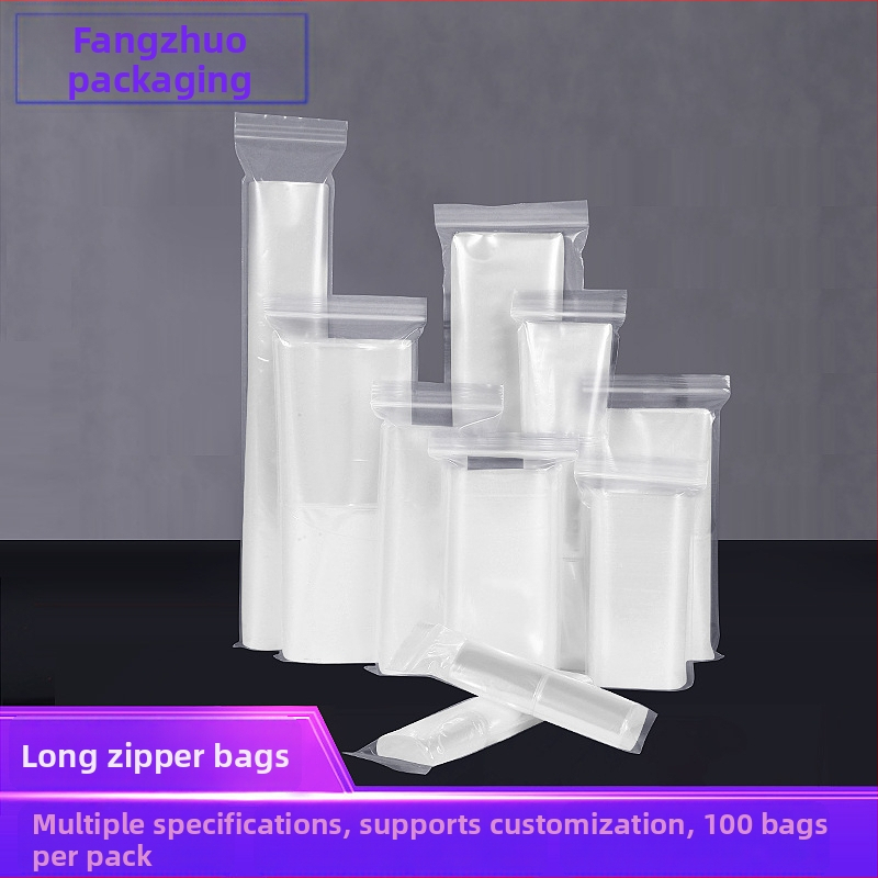 PE obalové tašky – priehľadné ZIP tašky na darčeky a šperky, značka Fang Zhuo, dvojvrstvová hrúbka 8 Silk, denná výroba 5 ton