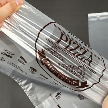 Jednokratne vrećice za pakiranje pizze, vrećice za dostavu od 9 inča, plastične vrećice za pakiranje i pečenje, torbice s ručkom, na skladištu, na veliko