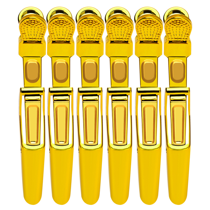 Klip za kosu s dugim nosom, elektroplatirani završni sloj za stiliziranje (hvatanje kose, 10 g)