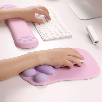 Μαξιλαράκι καρπού με σχέδιο γάτας, από ύφασμα, μοντέλο MZ-X5S4