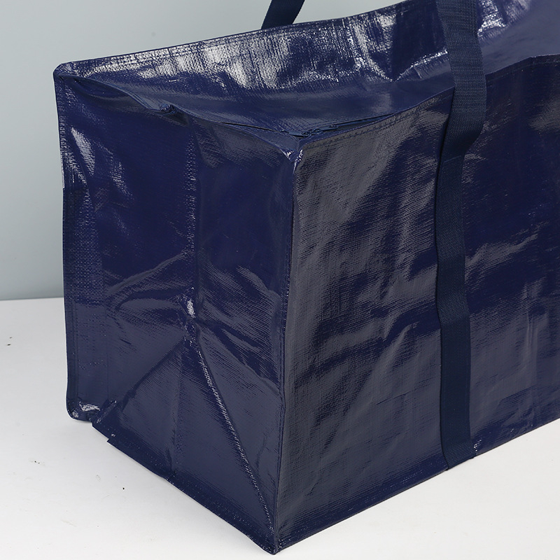 Bo Shuo Torba od tkanog materijala velike kapacitete za preseljenje — vodootporna PP plastična tkanina, dvostruki sloj od 40 niti, putna torba s uzorkom zmijske kože