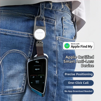 Bluetoothová kľúčenka proti strate s príveskom | Model Ap300, Zinková zliatina, 60 g, Nosené ako prívesok, Bluetooth pripojenie