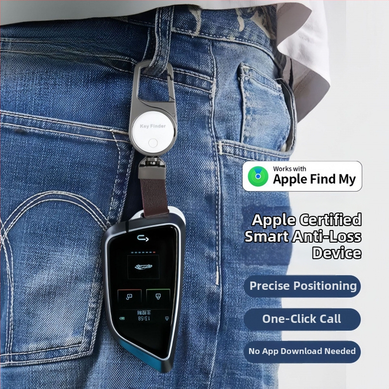 Bluetoothová kľúčenka proti strate s príveskom | Model Ap300, Zinková zliatina, 60 g, Nosené ako prívesok, Bluetooth pripojenie