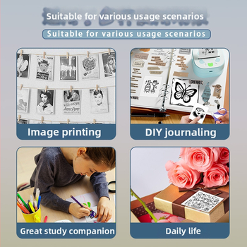 D21 Bluetooth prijenosni pisač naljepnica, termalno tiskanje, format 48 mm, kapacitet papira 57 mm, podrška Android i iOS