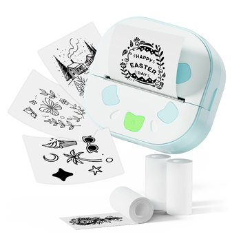 D21 Bluetooth prijenosni pisač naljepnica, termalno tiskanje, format 48 mm, kapacitet papira 57 mm, podrška Android i iOS