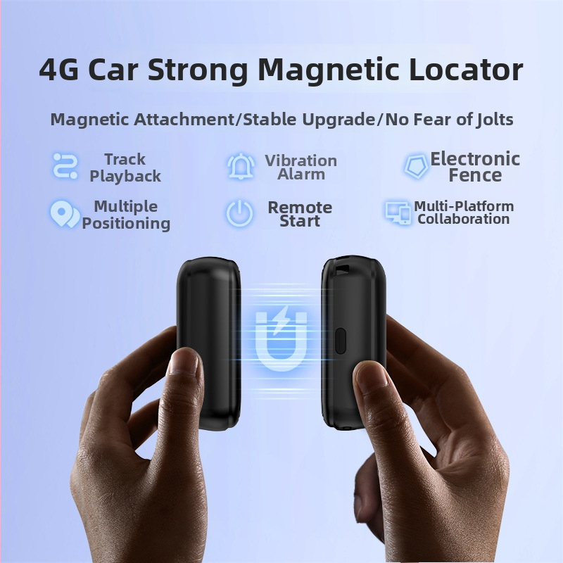 Automobilski GPS tracker Beidou 4G, P7L, magnetsko pričvršćivanje, točnost pozicioniranja 10 m, vijek trajanja baterije 3000