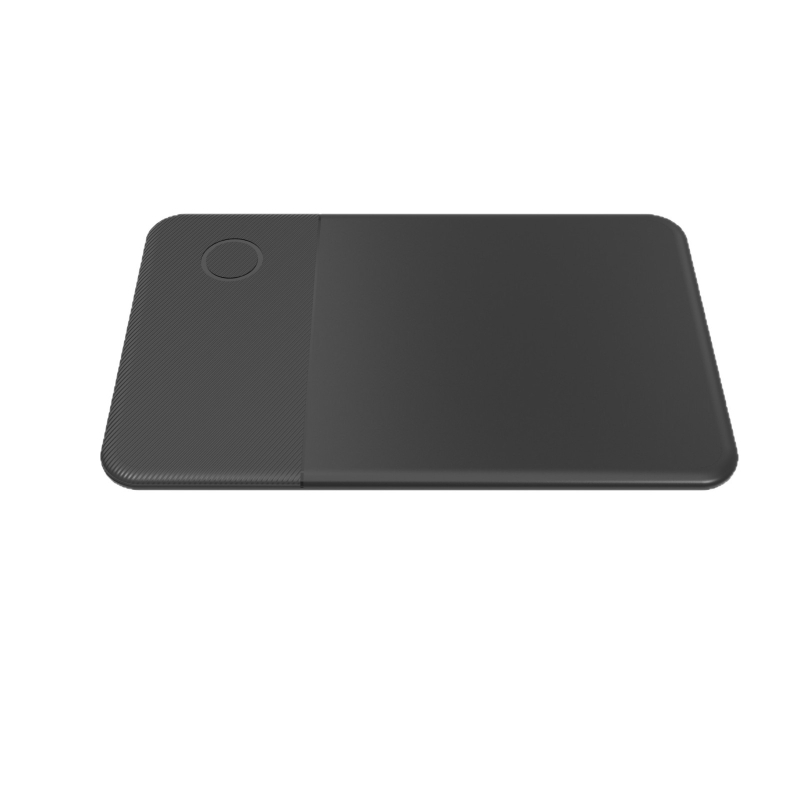 Tracker anti-pierdut pentru card-portofel - ultra-subțire, încărcare wireless, impermeabil, compatibil iOS; KC01, 110 mAh, rază 50 m, ABS