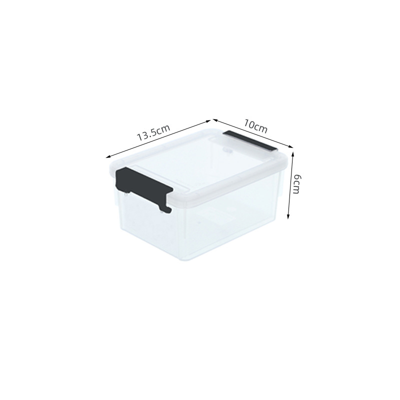 Prozirna mini kutija za LEGO dijelove – mali organizator s poklopcem