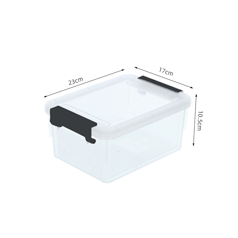 Prozirna mini kutija za LEGO dijelove – mali organizator s poklopcem