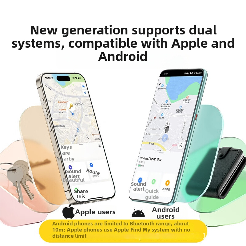 AirTag proti stratám príslušenstvo Br11 pre iOS — Momax, Batéria: 1, Bezdrôtový dosah: 1, Ďalšia funkcia: 1