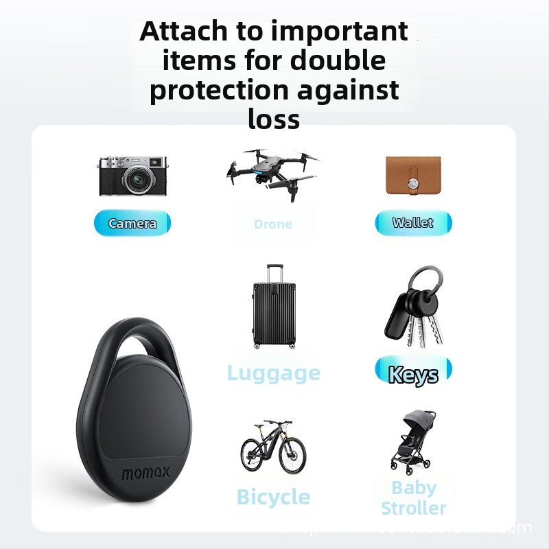 AirTag proti stratám príslušenstvo Br11 pre iOS — Momax, Batéria: 1, Bezdrôtový dosah: 1, Ďalšia funkcia: 1