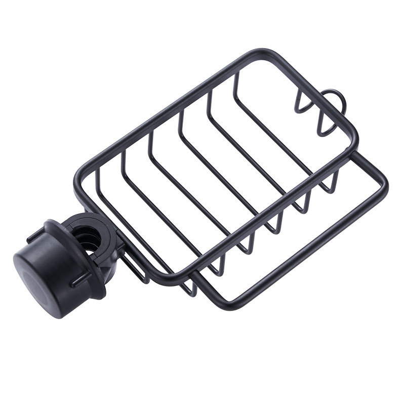 Raft de depozitare pentru bucătărie din aluminiu spațial, cu design rotativ, rezistent la umezeală, montaj pe perete prin ventuză, pentru bucătărie și baie