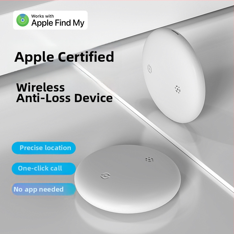 Apple-kompatibilis Bluetooth tracker S10 (225mAh, ABS ház, akasztó kivitel, iOS-kompatibilis)