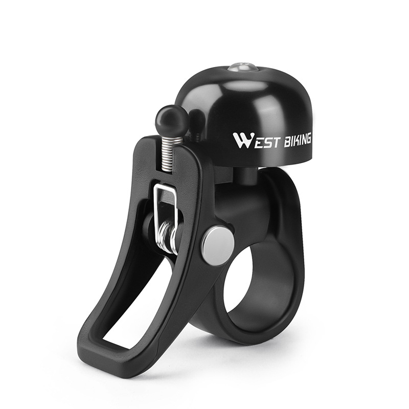 Claxon West Rider pentru bicicletă, din aliaj de aluminiu, claxon pliabil pentru bicicletă de munte, model Yp0706058