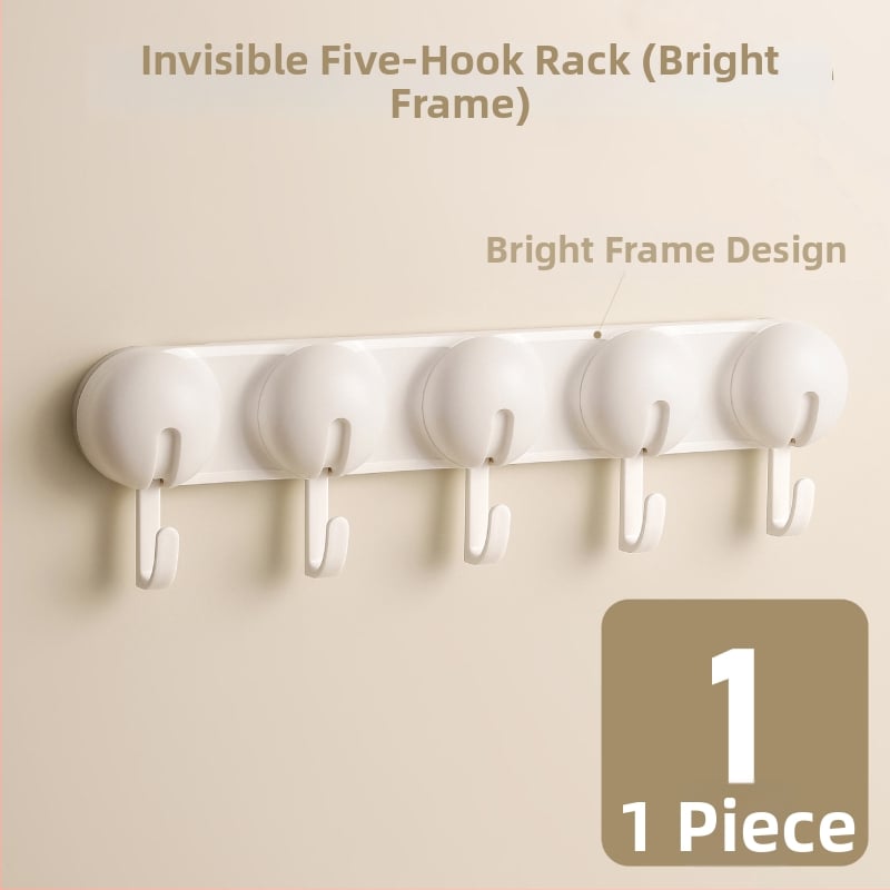 Вакуумна кука за кухня и баня, без пробиване, ABS материал, единична кука в модерен минималистичен стил, капацитет 3–5 кг