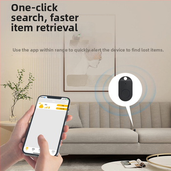 Dispozitiv FD-03 Bluetooth anti-pierdut, localizare bidirecțională pentru chei, portofel și animale de companie, rază 10–15 m, greutate 9,6 g, dimensiuni 50×26×10 mm, ABS