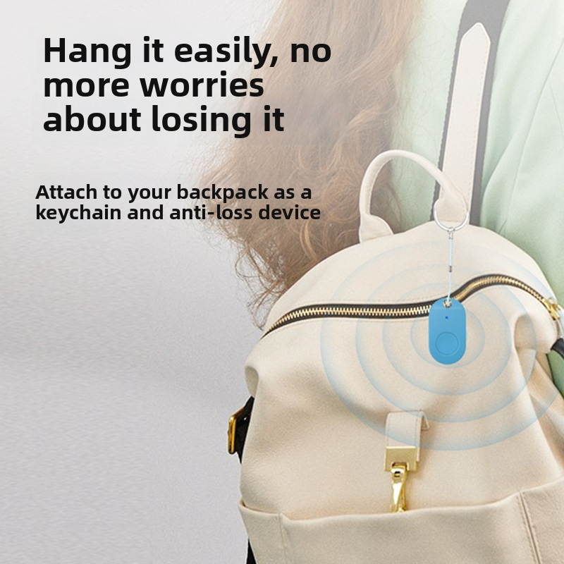 Dispozitiv FD-03 Bluetooth anti-pierdut, localizare bidirecțională pentru chei, portofel și animale de companie, rază 10–15 m, greutate 9,6 g, dimensiuni 50×26×10 mm, ABS