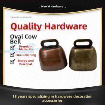 Kravski zvon – ovalni željezni zvon, DIY protiv gubitka, kineski stil (Maoyi, universalno)