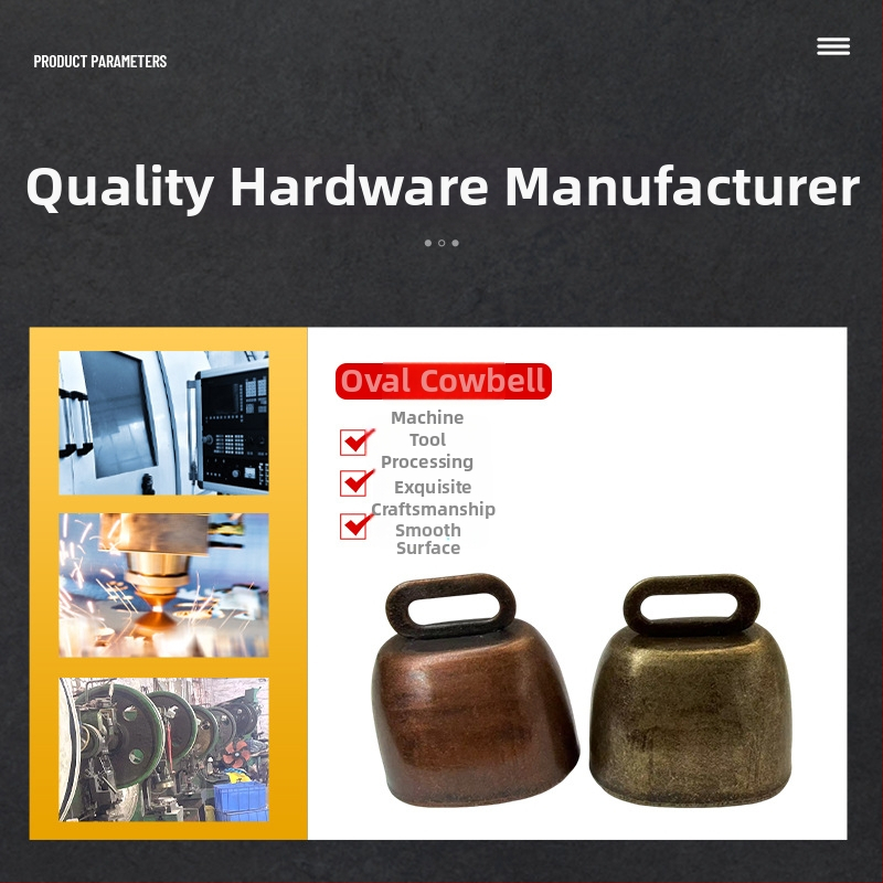 Kravski zvon – ovalni željezni zvon, DIY protiv gubitka, kineski stil (Maoyi, universalno)