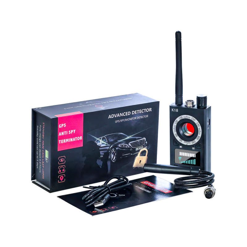 K18 bežični detektor – frekvencijski raspon 1–12000 Hz, zvuk/vibracijski alarm, pogodan za obitelj, putovanja i hotele