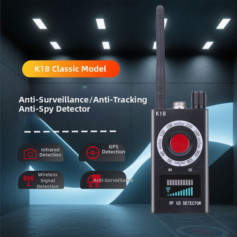 K18 bežični detektor – frekvencijski raspon 1–12000 Hz, zvuk/vibracijski alarm, pogodan za obitelj, putovanja i hotele