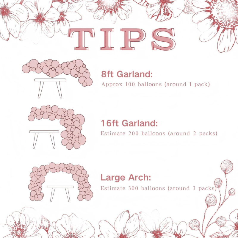 Set baloane decorative din latex, formă rotundă, brand In the uprising, fără imprimare a logo-ului