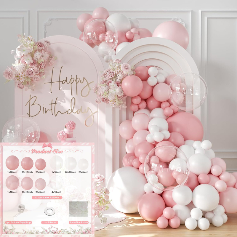 Set baloane decorative din latex, formă rotundă, brand In the uprising, fără imprimare a logo-ului