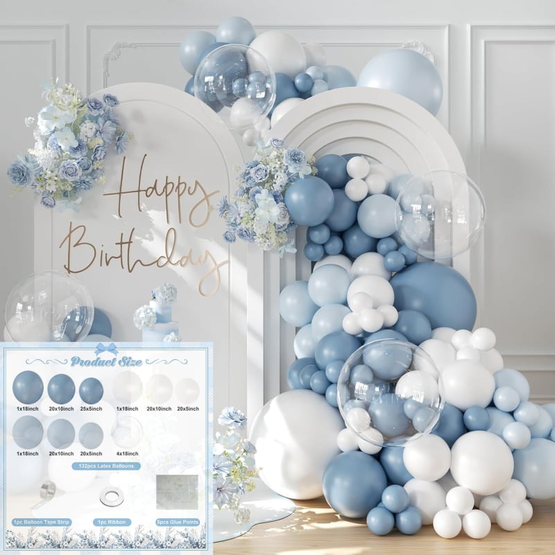 Set baloane decorative din latex, formă rotundă, brand In the uprising, fără imprimare a logo-ului