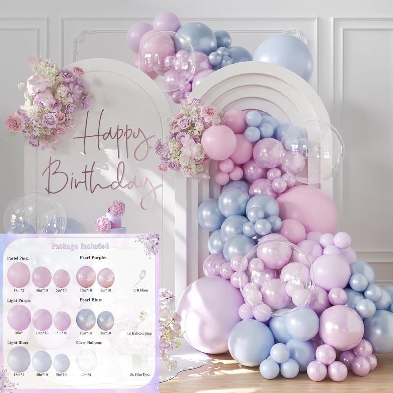 Set baloane decorative din latex, formă rotundă, brand In the uprising, fără imprimare a logo-ului