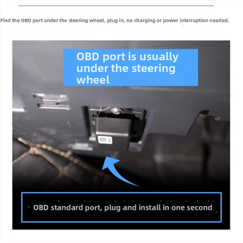AP100 OBD automobilový lokalizátor s GPS polohovaním a Bluetoothom, dosah 100 m