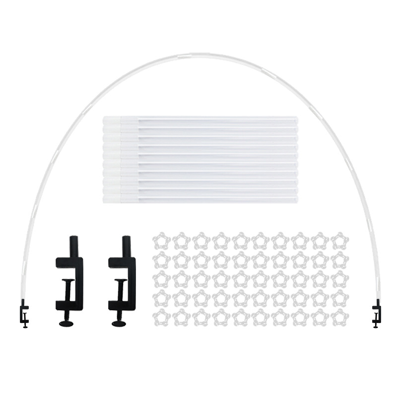 Arc de balon din plastic, cu bază rotundă pentru baloane decorative; imprimare logo posibil