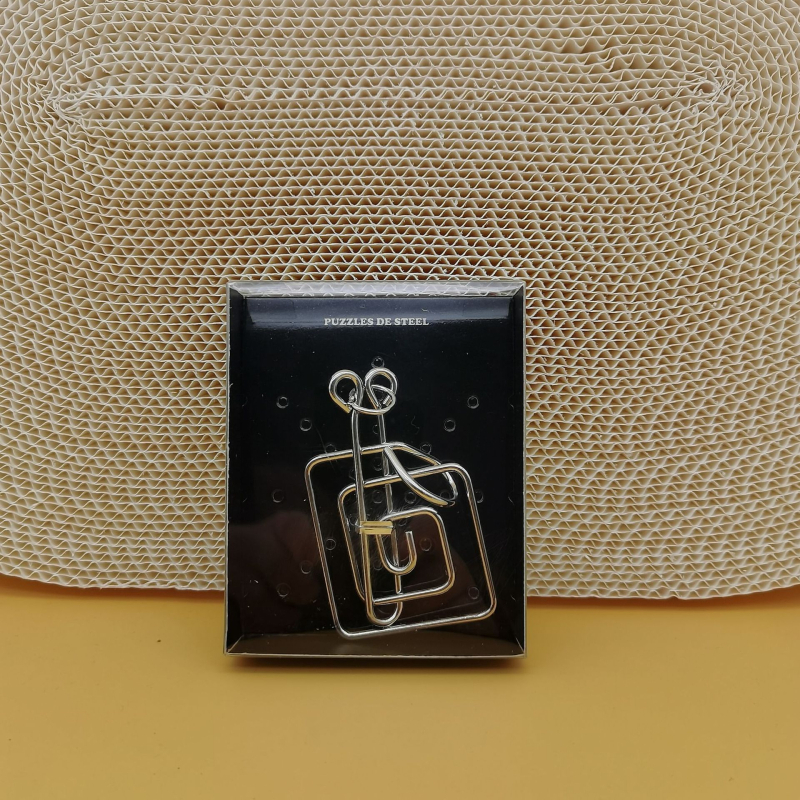 Puzzle Kongming Lu Ban Lock - Metal, DC940, Jucărie educativă