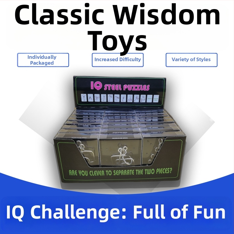 Puzzle Kongming Lu Ban Lock - Kov, DC940, Vzdelávacia hračka