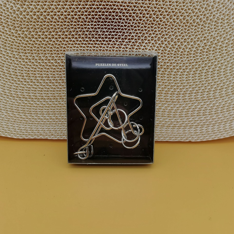 Puzzle Kongming Lu Ban Lock - Metal, DC940, Jucărie educativă