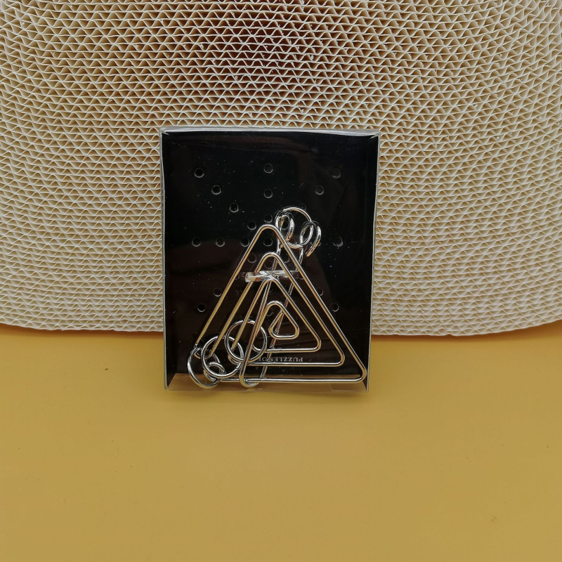 Puzzle Kongming Lu Ban Lock - Metal, DC940, Jucărie educativă