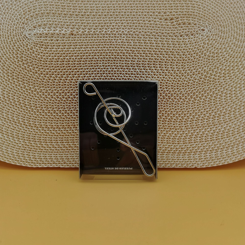 Puzzle Kongming Lu Ban Lock - Metal, DC940, Jucărie educativă