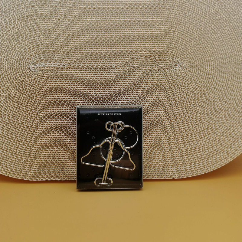 Puzzle Kongming Lu Ban Lock - Metal, DC940, Jucărie educativă