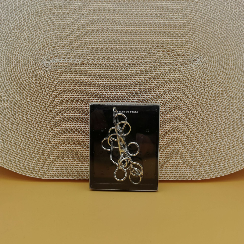 Puzzle Kongming Lu Ban Lock - Metal, DC940, Jucărie educativă